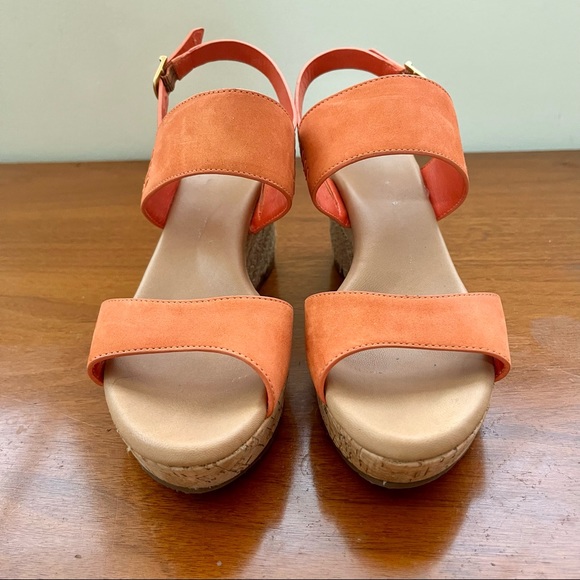 Ugg Strappy Wedges in Coral Size 8 - Picture 5 of 9